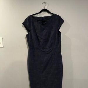 Elegant Navy Blue Dress